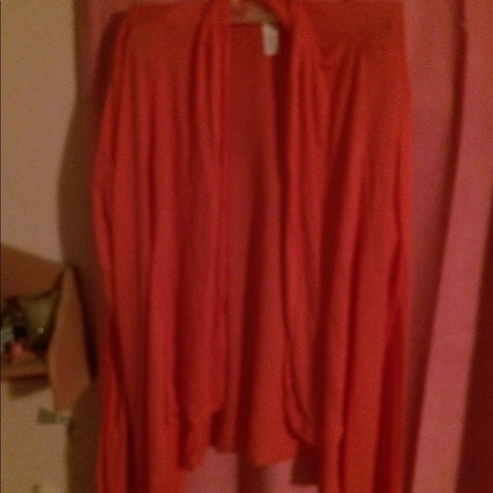 Sheer coral wrap